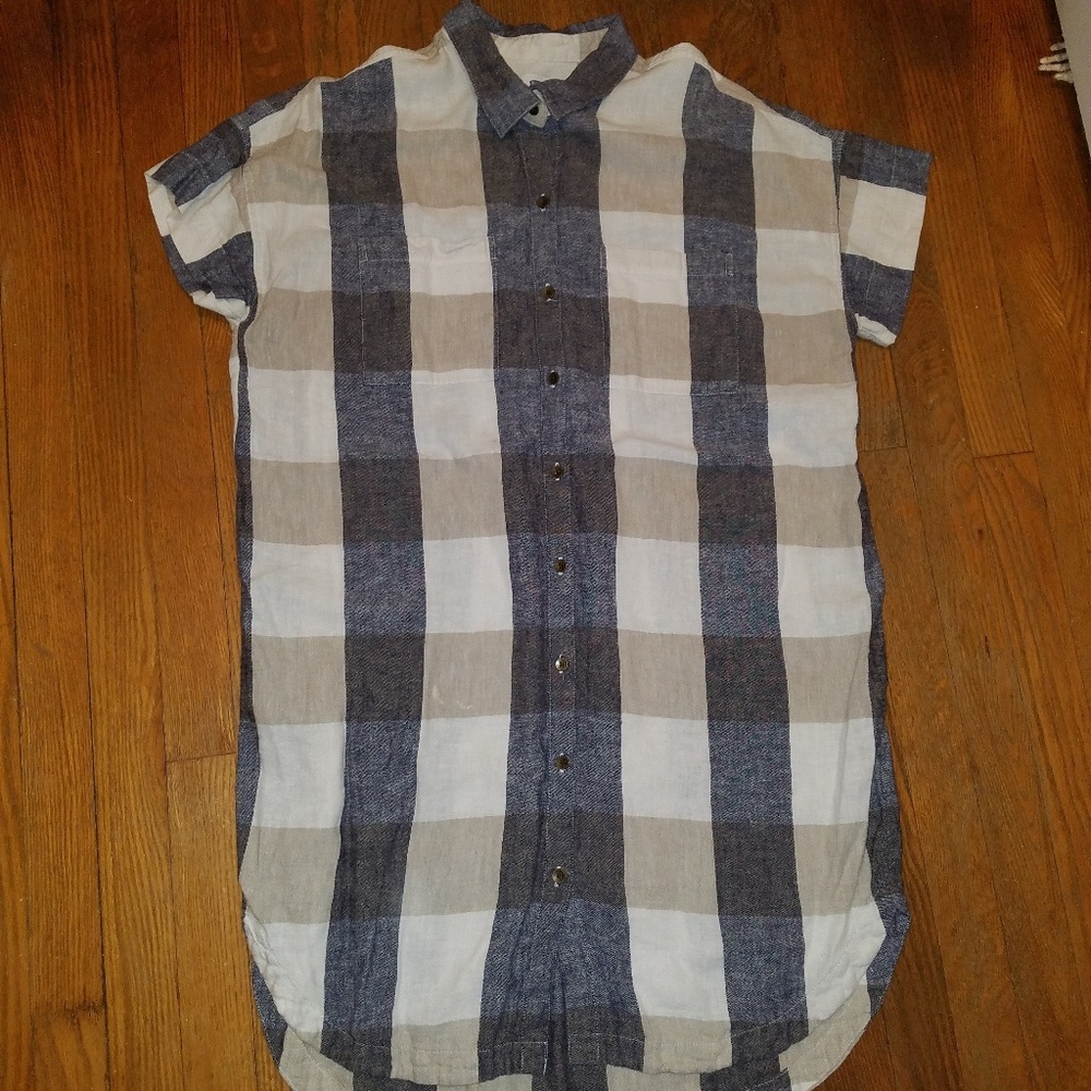 Plaid Shirt Dress sz XL from Old Navy